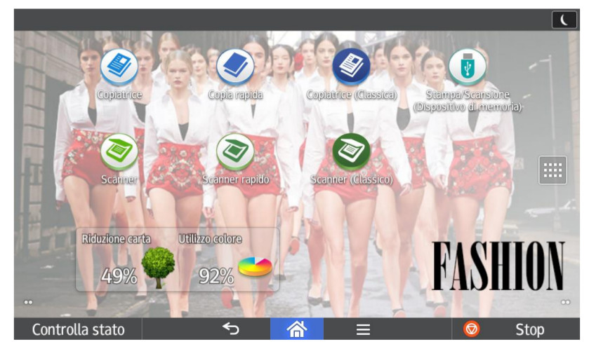 Pannello Android Stampante personalizzato con Logo Azienda a Pesaro